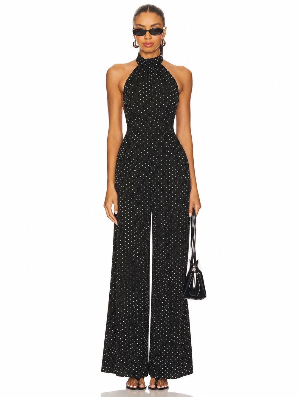 Audrey 3plus1 Halter Maxi Jumpsuit/Romper Wedding Guest vacation 📐S